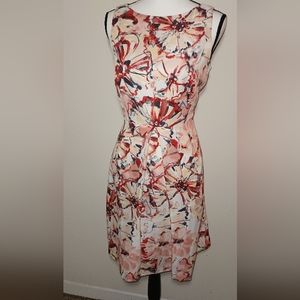 LOFT Designer 100% Silk Dress w/ Front Pleat (8)